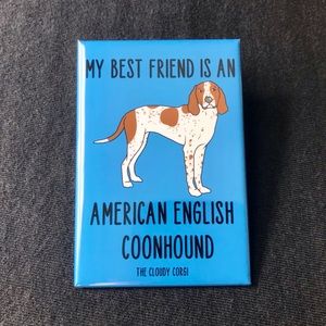 American English Coonhound Magnet, Cute Dog Gifts